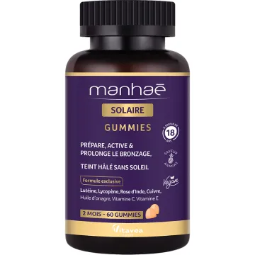 Vitavea Manhaé Solaire Préparation de la Peau 60 gummies