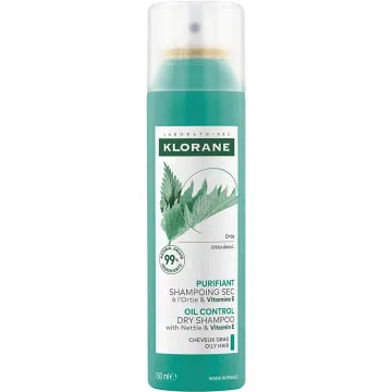Klorane Shampoing Sec à l'Ortie Cheveux Gras - 150 ml