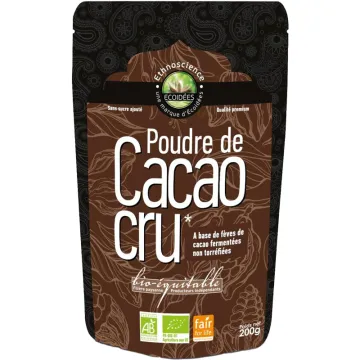 Poudre de cacao cru Bio 200 g Ecoidées