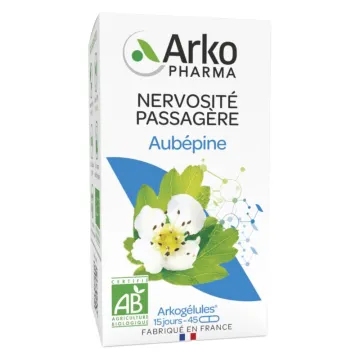 Arkogélules Aubépine Nervosité Passagère Bio 45 gélules