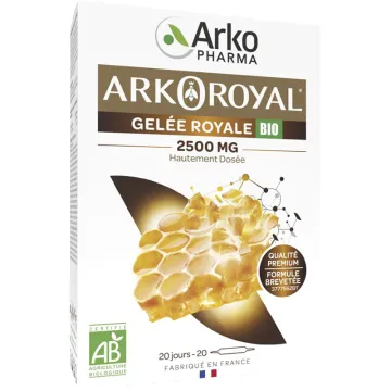 Arkopharma Arkoroyal Gelée Royale Bio 2500 mg 20 ampoules