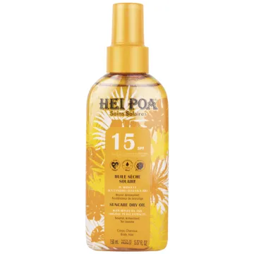Hei Poa Huile Sèche Au Monoï Tiaré SPF15 150 ml