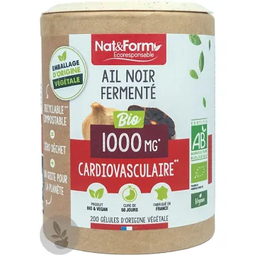 Ail noir fermenté Bio 200 gélules Nat & Form