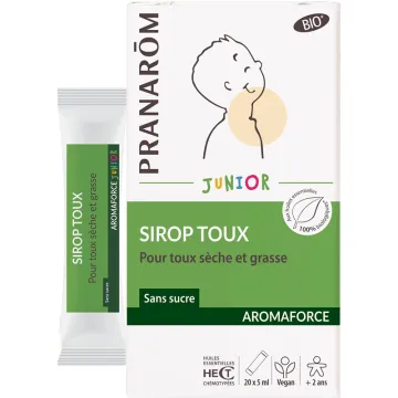 Pranarôm Aromaforce Junior Sirop Toux Enfant 20 unidoses