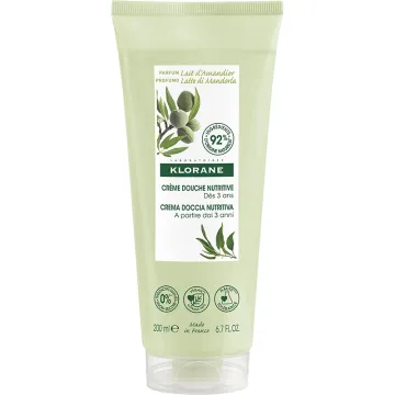 Klorane Crème de Douche Nutritive Cupuaçu Lait d'Amandier 200 ml