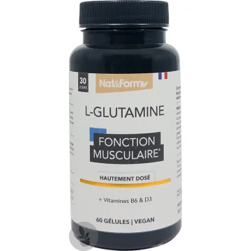 Nat & Form L-Glutamine 60 Gélules