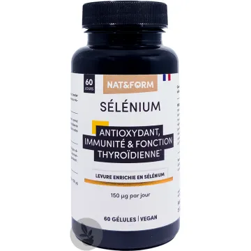 Nat & Form Sélénium 60 gélules