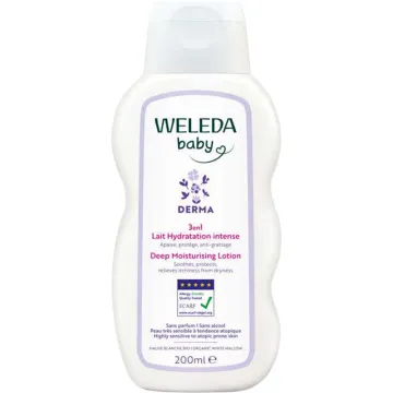 Weleda Bébé Derma Lait Hydratant 3en1 200 ml