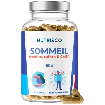 Nutri&Co Sommeil Safran & GABA 60 gélules