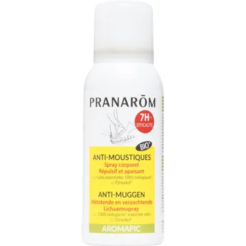 Pranarôm Aromapic Spray Corps Anti-Moustique Bio 75 ml