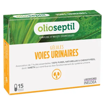 Olioseptil Gélules Voies Urinaires Huiles Essentielles - 15 gélules