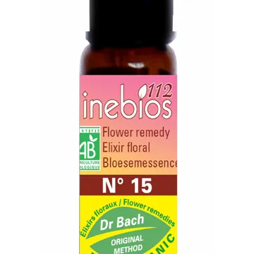 Inebios Fleur de Bach n°15 Holly Houx Bio 10 ml