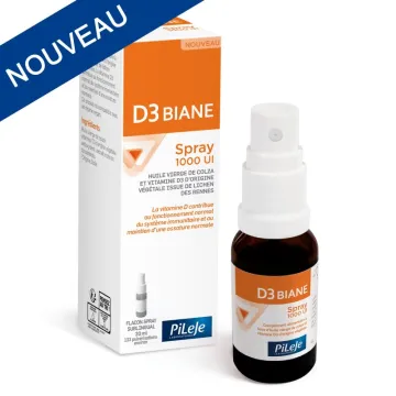Pileje Vitamine D3 Biane 1000UI Spray 20ml