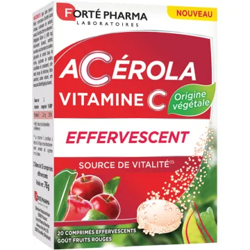 Forte Pharma Acérola Vitamine C 20 Comprimés Effervescents