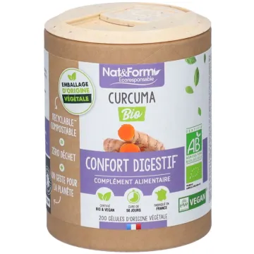 Curcuma Bio 200 gélules Nat & Form