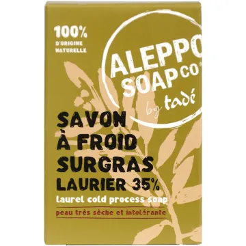 Savon d’Alep surgras Laurier 35 % 150 g Tadé