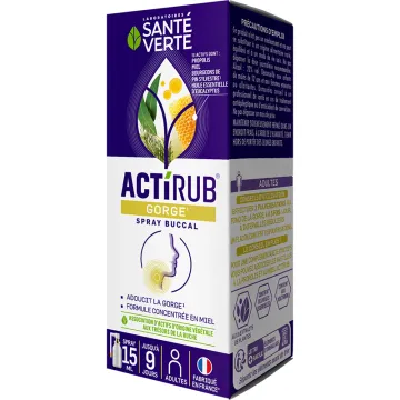 Actirub Gorge spray buccal 15 ml – Santé Verte