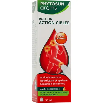 Roll-on Action ciblée effet chauffant 50 ml – Phytosun Arôms