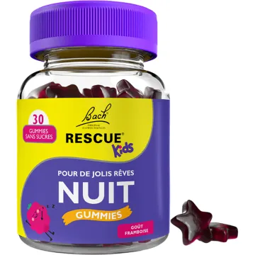 Rescue Kids Nuit Jolis Rêves 30 Gummies - Framboise