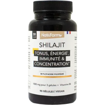 Nat & Form Shilajit 90 Gélules