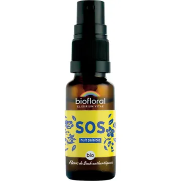Spray Fleurs de Bach SOS Nuit Paisible bio 20 ml – Biofloral