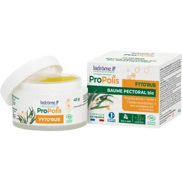 Ladrôme Fyto’Rub Baume Pectoral Bio à la Propolis 45 g