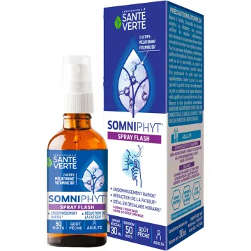 Somniphyt Flash spray buccal mélatonine 30 ml – Santé Verte