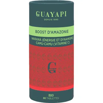 Guayapi Boost d'Amazonie Warana & Camu-Camu Bio 80 comprimés à croquer