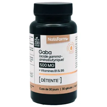 Nat & Form Nutraceutique Gaba 30 Gélules