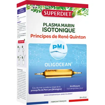 Plasma Marin Isotonique Quinton Superdiet 20 ampoules