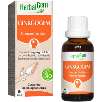 GinkgoGem Complexe de bourgeons Bio 30 ml HerbalGem