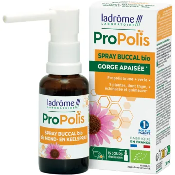 Ladrôme Propolis Spray Buccal Gorge Apaisée Bio 30 ml