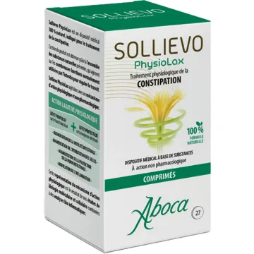 Aboca Sollievo Physiolax Constipation Comprimés - Boîte de 27