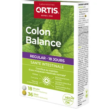 Ortis Colon Balance Regular Confort Intestinal 54 Comprimés