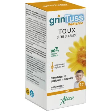 Aboca GrinTuss Pediatric Sirop Toux Enfant dès 1 an - Flacon 94 ml