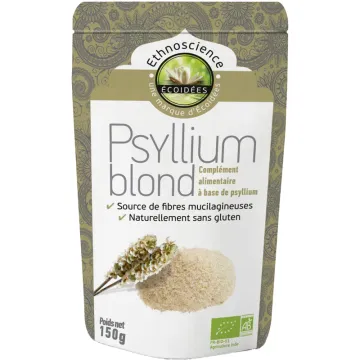 Psyllium blond en poudre Bio 150 g Ecoidées