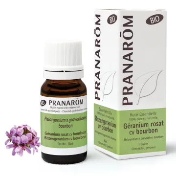Huile essentielle BIO Géranium Bourbon PRANAROM 10 ml