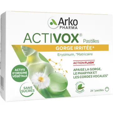 Arkopharma Activox Pastilles Gorge Menthe Eucalyptus