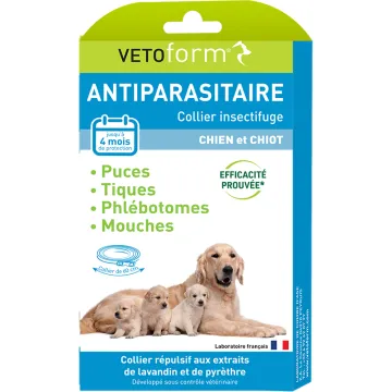 Vetoform Collier Insectifuge Chien et Chiot 60 cm