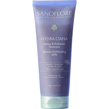 Sanoflore Hydra Ciana Gelée Exfoliante Douceur Bio 75 ml