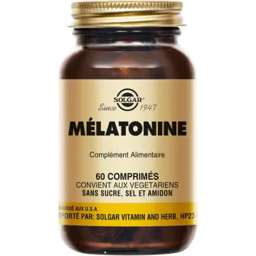 Solgar Mélatonine 1 mg 60 comprimés