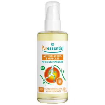 Huile de massage Articulations Arnica-Gaulthérie Bio 200 ml Puressentiel
