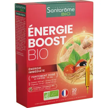 Santarome Énergie Boost Bio – 20 ampoules de 10 ml