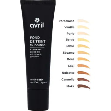 Avril Fond de Teint Bio 30 ml – Sable n°3