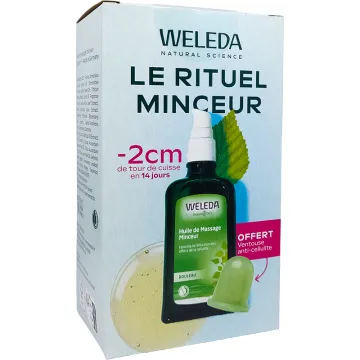 Weleda Huile de Massage au Bouleau Minceur 100 ml + Ventouse Anti-Capitons Offerte