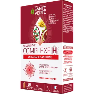 Circulymphe Complexe H 16 comprimés – Santé Verte