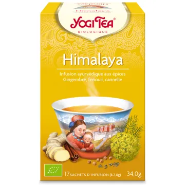 Yogi Tea Tisane Himalaya Infusion Ayurvédique 17 Sachets