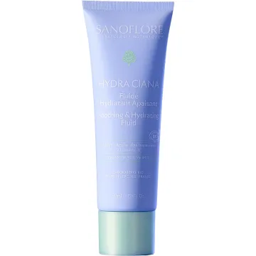 Sanoflore Hydra Ciana Fluide Hydratant Apaisant Bio 50 ml