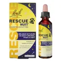 Rescue Pets Nuit Fleurs de Bach pour Chiens et Chats - Sans alcool - 20 ml