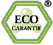 Label Ecogarantie pour produits écologiques Logo Ecogarantie